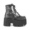 DemoniaCult - ASHES55 Platform Boots - Black Product image